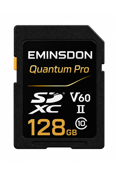 EMiNSDON Quantumpro 128Gb 4K 8K Memory Card Compatible with Camera Video Camc...