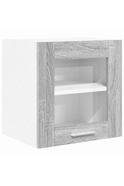 vidaxl Wall cabinet with door Sonoma Grey 40 x 31 x 40 cm Composite wood