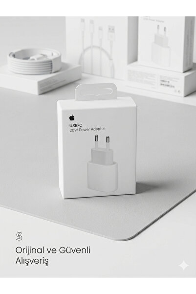 ŞARJ iPhone Uyumlu 20W USB-C Hızlı Adaptörü