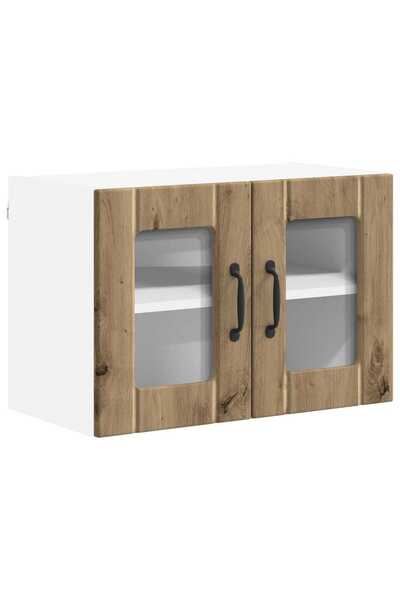 vidaxl Handcrafted Oak Kitchen Cabinet 60 x 31 x 40 cm