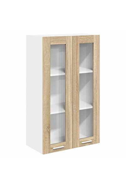 vidaxl Dulap suspendat Stejar Sonoma 60 x 31 x 100 cm Lemn compozit