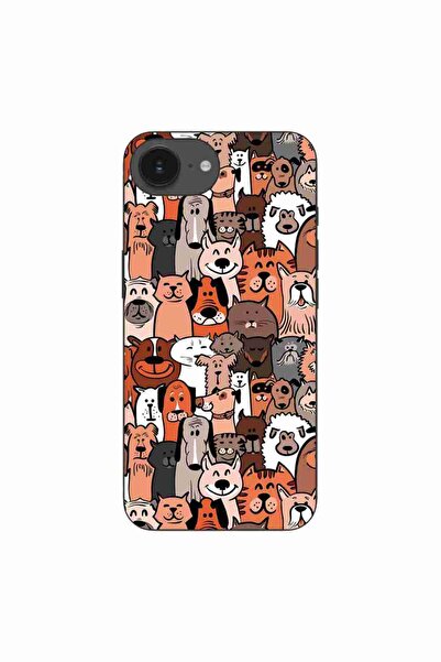 OEM Husa compatibila cu Apple iPhone 16e Silicon Gel Tpu Model Caini si Pisic...
