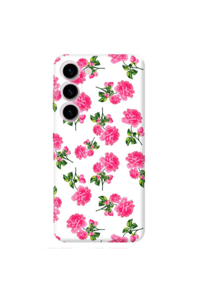 Other Samsung S23 Plus Roses White Transparent Silicone TPU Θήκη