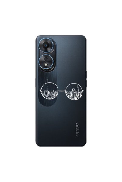 Other Oppo A 98 Sunglasses Transparent Silicone TPU Θήκη