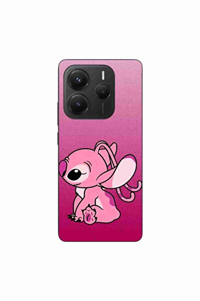 OEM Калъф за Xiaomi Redmi Note 14 5G, Силиконов гел TPU, Дизайн Стич Ангел, Р...