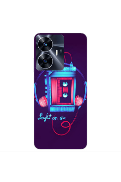Other Realme Note 50 Light on me Transparent Silicone TPU Θήκη