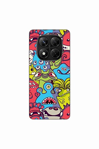 OEM Husa compatibila cu Xiaomi Redmi Note 14 Pro 5G Silicon Gel Tpu Model Squ...
