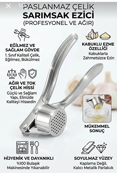 Parmend Life Stainless Garlic Crusher