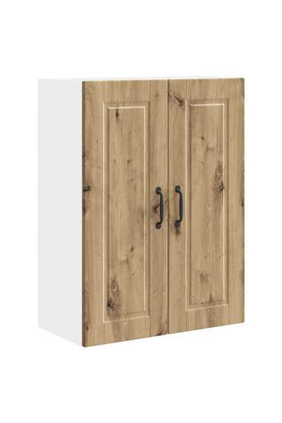 vidaxl Dulap de bucătărie cu raft Stejar Artizanal 60 x 31 x 80 cm