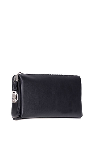 BloominBag Forte Wrist Onyx Black Siyah Kilitli Unisex Clutch El Çantası