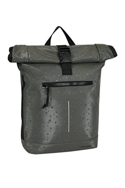 NEW REBELS Rucsac Droplets New York Rolltop 30 x 12 x 43 cm, Verde