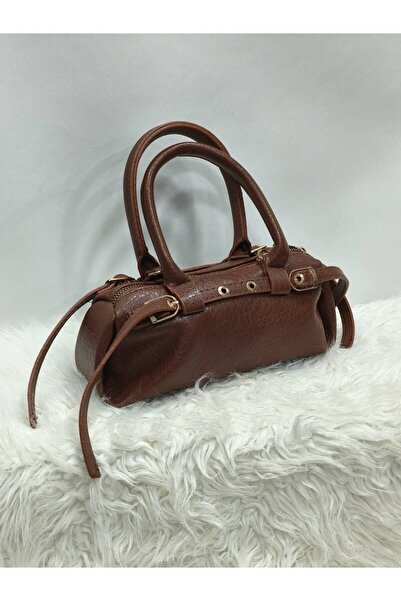 Generic Brand Small Size Belt Detailed Long Cross Strap Baguette Women's Hand...