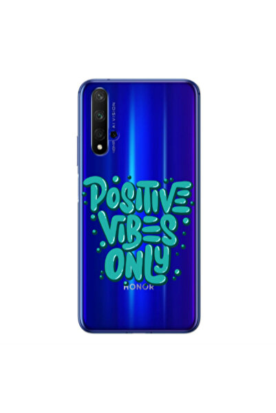 Other Huawei Nova 5 T Positive Vibes Only Transparent Silicone TPU Θήκη