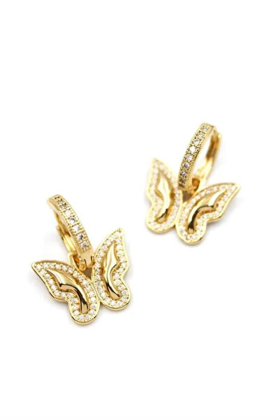 Marsilyan Nvdn- Ieg - Butterfly Earrings - Gold Iegrs-Nvdn1