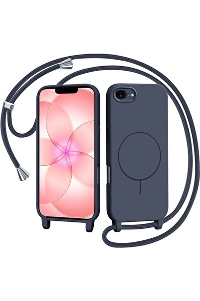 Orso Θήκη Soft Κορδόνι Magsafe Dark Blue iPhone 16e/17e