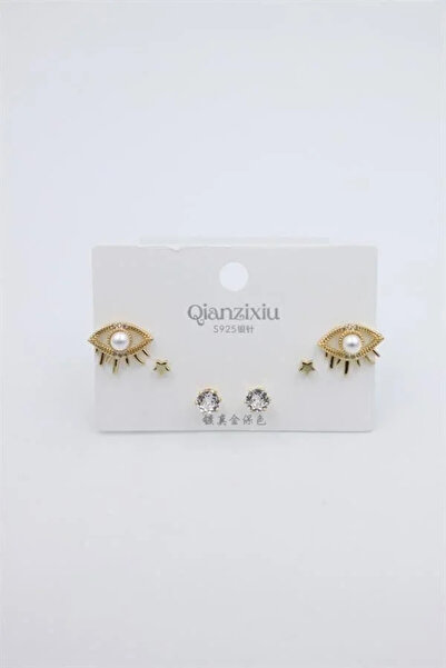 Marsilyan Nvdn- Ieg - Multiple Set Earrings - Gold Iegrs-Nvdn1