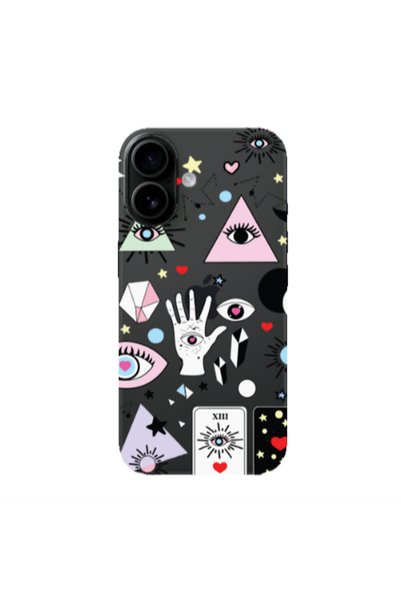 Other Apple Iphone 16 plus Pyramid eyes Transparent Silicone TPU Θήκη