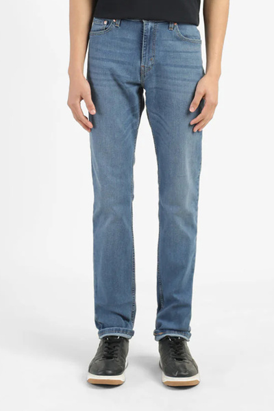 Levi's Men's 511 Blue Slim Fit Mid Rise Jeans