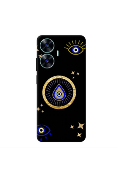 Other Realme C55 Drop Beads Transparent Silicone TPU Θήκη
