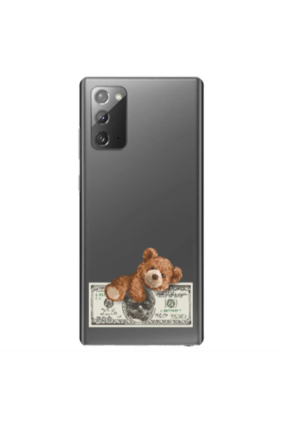 Other Samsung Note 20 Money Style Transparent Silicone TPU Θήκη