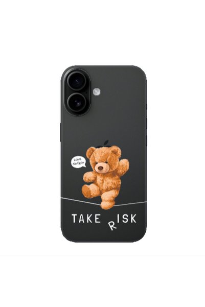 Other Apple Iphone 16 plus Take risk Transparent Silicone TPU Θήκη