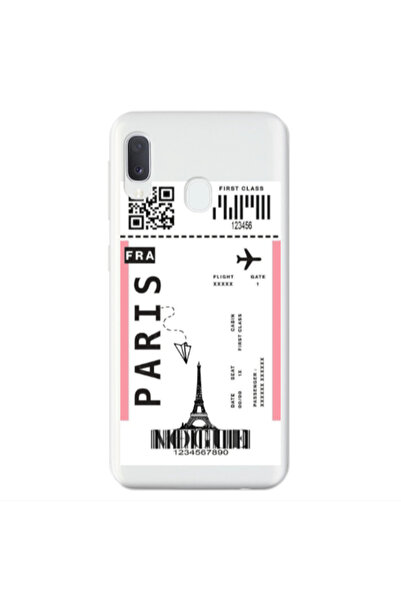 Other Samsung A20E Paris FRA Transparent Silicone TPU Θήκη
