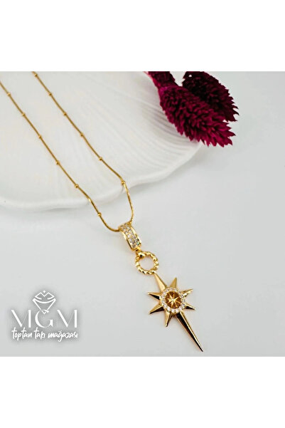 Marsilyan Nvdn- Ieg - Steel Zircon Stone Necklace Iegrs-Nvdn1