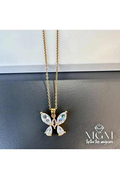 Marsilyan Nvdn- Ieg - Steel Zircon Stone Necklace Iegrs-Nvdn1