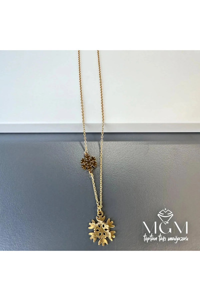 Marsilyan Nvdn- Ieg - Steel Snowflake Necklace Iegrs-Nvdn1