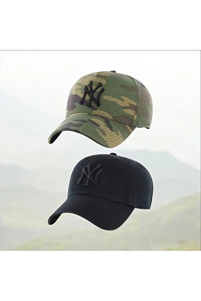 luwian Sports Hat Unisex 2-Piece Set Adjustable Cotton Hat with Adjustable Back.