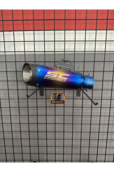 BAY BUKALEMUN SC PROJECT EGZOZ UNİVERSAL MOTOSİKLET EGZOZU 51MM