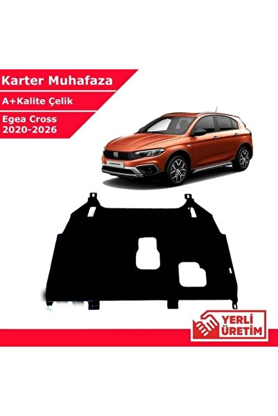 Bagajon Fiat Egea Cross 2020-2026 Çelik Karter Muhafaza Çelik Koruma Sacı A+ ...