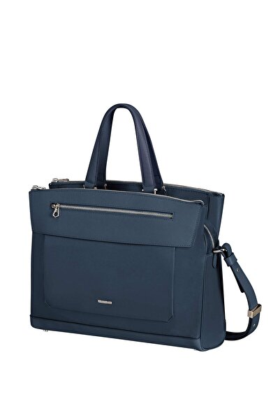 Samsonite Zalia 2.0-14 İnç Laptop Çantası, 39 cm, 14 L, Mavi (Gece Yarısı Mav...