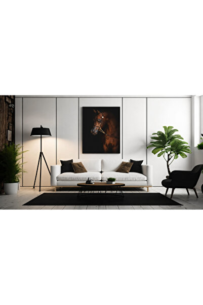 Ghaith Store Luxury Arabian Horse Canvas Wall Art - Elegant Royal Themed Wall...
