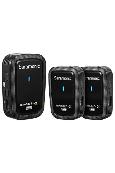 Saramonic Blink500 Prox Q20 Kablosuz Yaka Mikrofonları, Kamera, PC, iPhone, A...