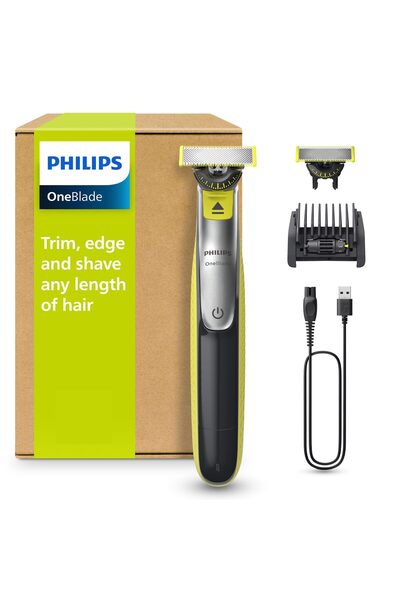 Philips OneBlade 360 Face - elektrikli tıraş makinesi ve düzeltici, 2x 360 bı...