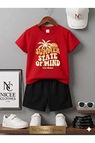 NC Nicee Clothes LETNJA DEČJA MAJICA I KRATKE HLAČE UNISEKS (LETNJI MODNI PRINT)