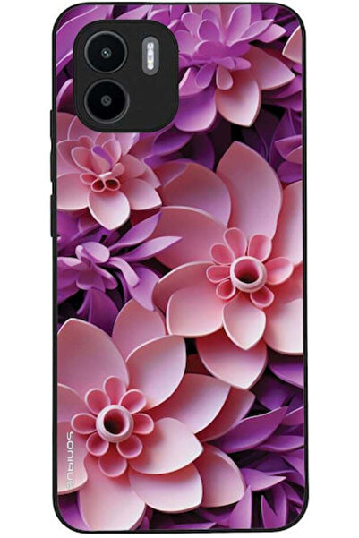 Other Θήκη Sonique Σειράς 3D Λουλουδιών για Xiaomi Redmi A1 Redmi A2 Ροζ