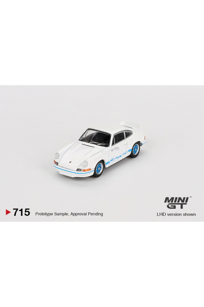 mini gt Μοντέλο αυτοκινήτου Porsche 911 Carrera RS 2.7, κλίμακα 1:64, MGT715