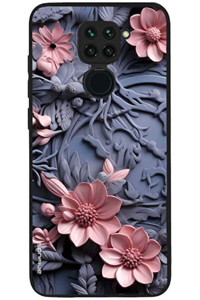 Other Θήκη Sonique Σειράς 3D Λουλουδιών για Xiaomi Redmi Note 9 Ροζ 02