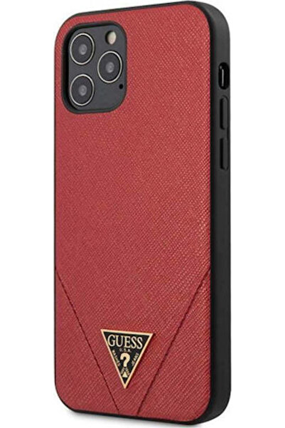 Guess Πλαστικό Πίσω Κάλυμμα Saffiano Κόκκινο (iPhone 12 Pro Max) Κωδικός: GUH...
