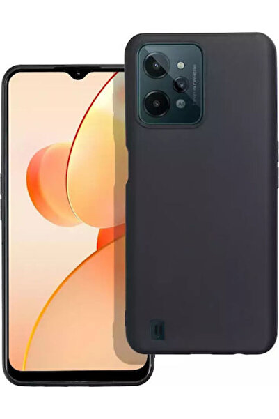 OEM MATT Πίσω Κάλυμμα Σιλικόνης Μαύρο (Realme C31)