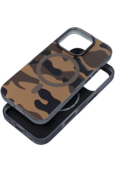 Forcell F-protect Πίσω Κάλυμμα Πλαστικό / Σιλικόνης Καφέ (iPhone 16 Pro)