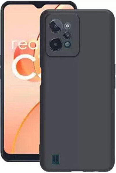 OEM Μαλακή Λεπτή Μαύρη Θήκη Πλάτης Σιλικόνης (Realme C31)