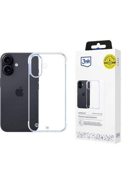 3MK Just20g Διαφανής Πίσω Θήκη Δερμάτινη / Πλαστική (iPhone 16 Plus)