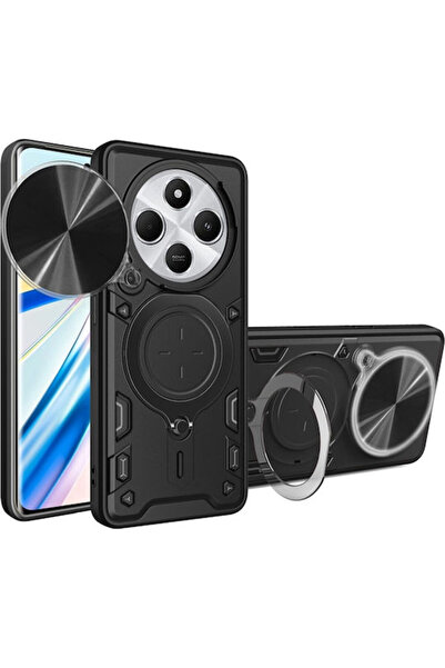 Techsuit Πίσω Κάλυμμα Μεταλλικό Μαύρο (Redmi 14C / Poco C75) Κωδικός: KF2338149