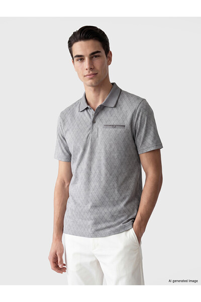LC Waikiki Men's T-Shirt with Embroidered Roba Collar by Uzg Store for Style ...