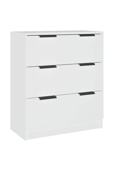 vidaxl Dulap, alb, 60x30x70 cm, lemn prelucrat