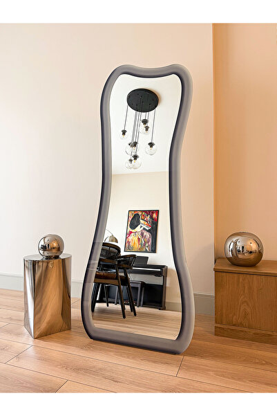 EFFE YAPI DEKOR 180X70 CM UV Baskılı Asimetrik Model Ayaklı Boy Aynası
