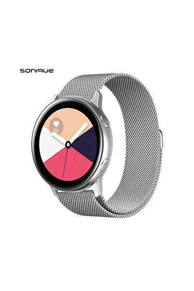 Other Λουράκι Sonique από Ανοξείδωτο Ατσάλι Ασημί (Samsung, Huawei, Amazfit, ...